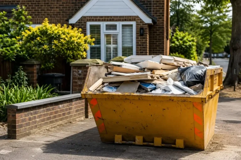 How long can you keep a skip for with a full skip outside a home during renovation.